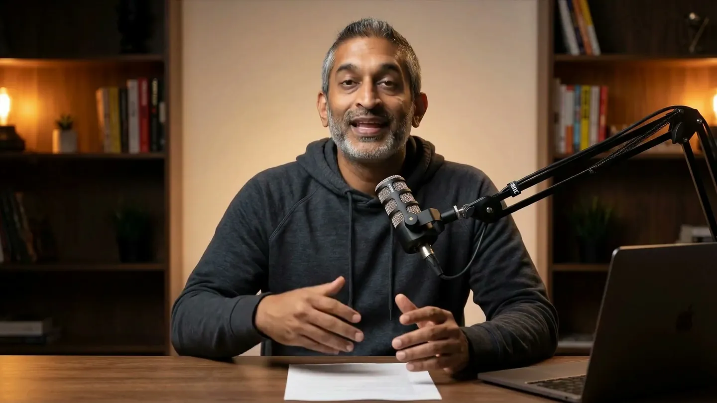 Jay Bhakta in the Strong Hour room